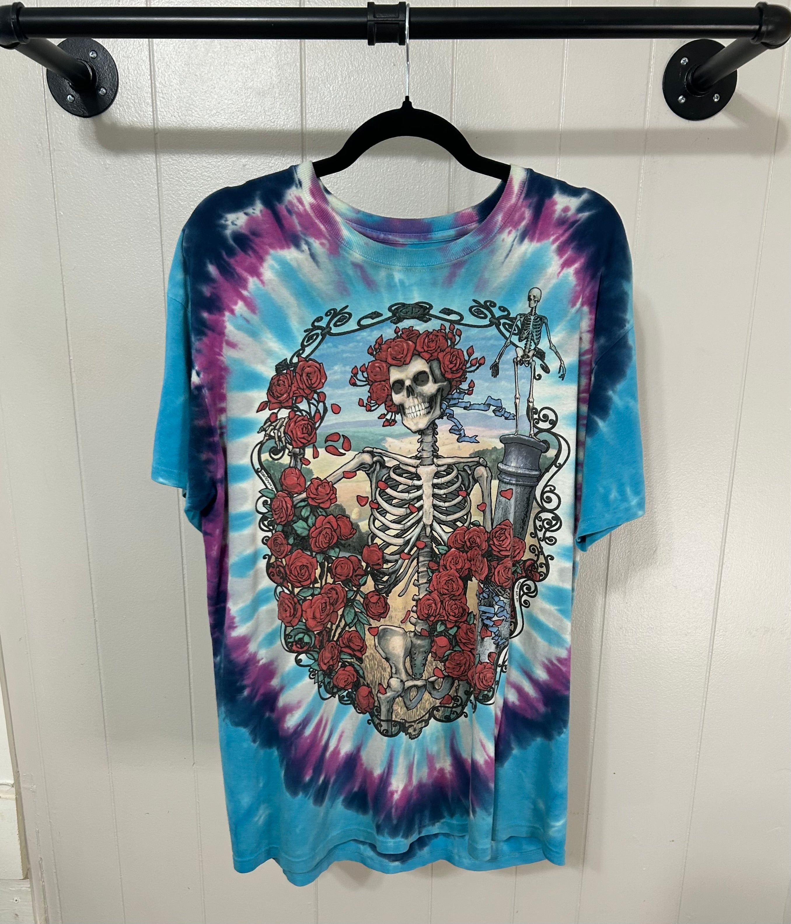 Grateful Dead Skull Tie Dye T-shirt