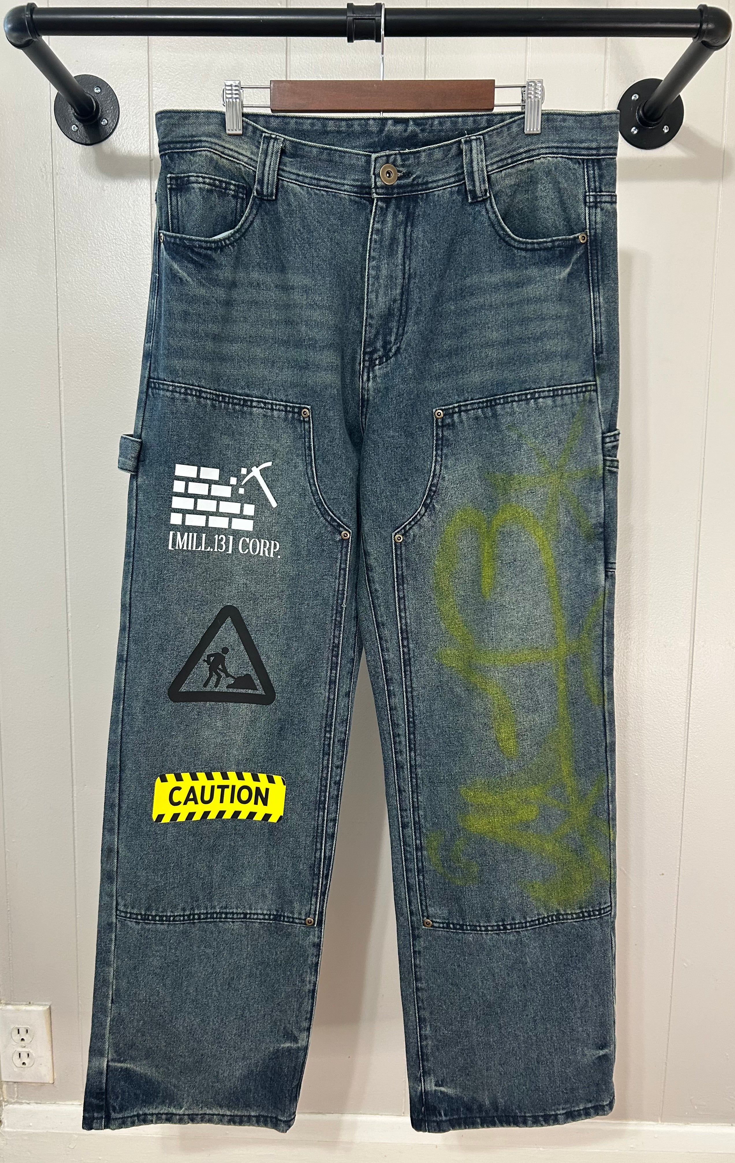Mill 13 Graffiti Jeans ‘Yellow’