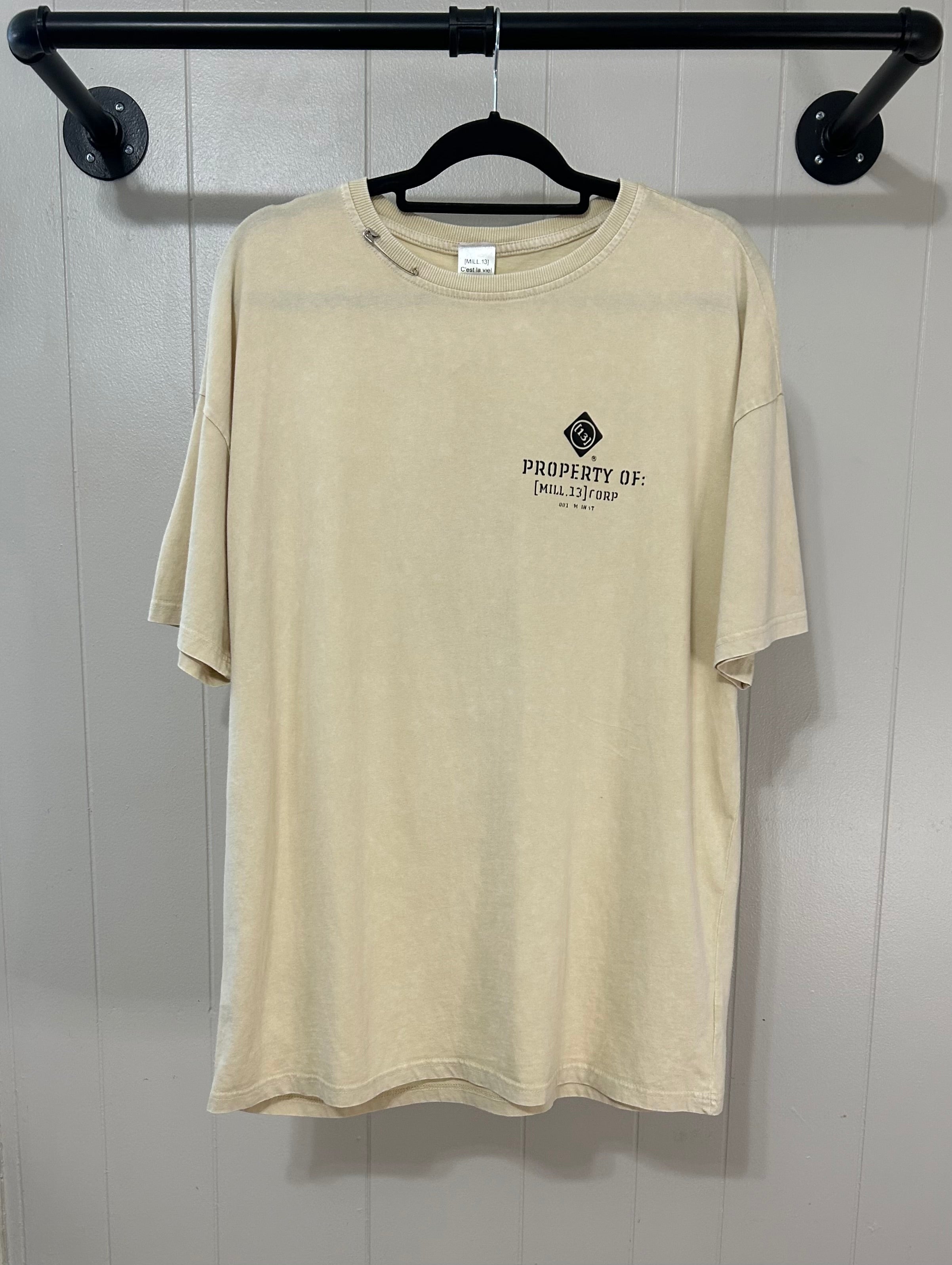Mill 13 Millstrom T-shirt ‘Cream’
