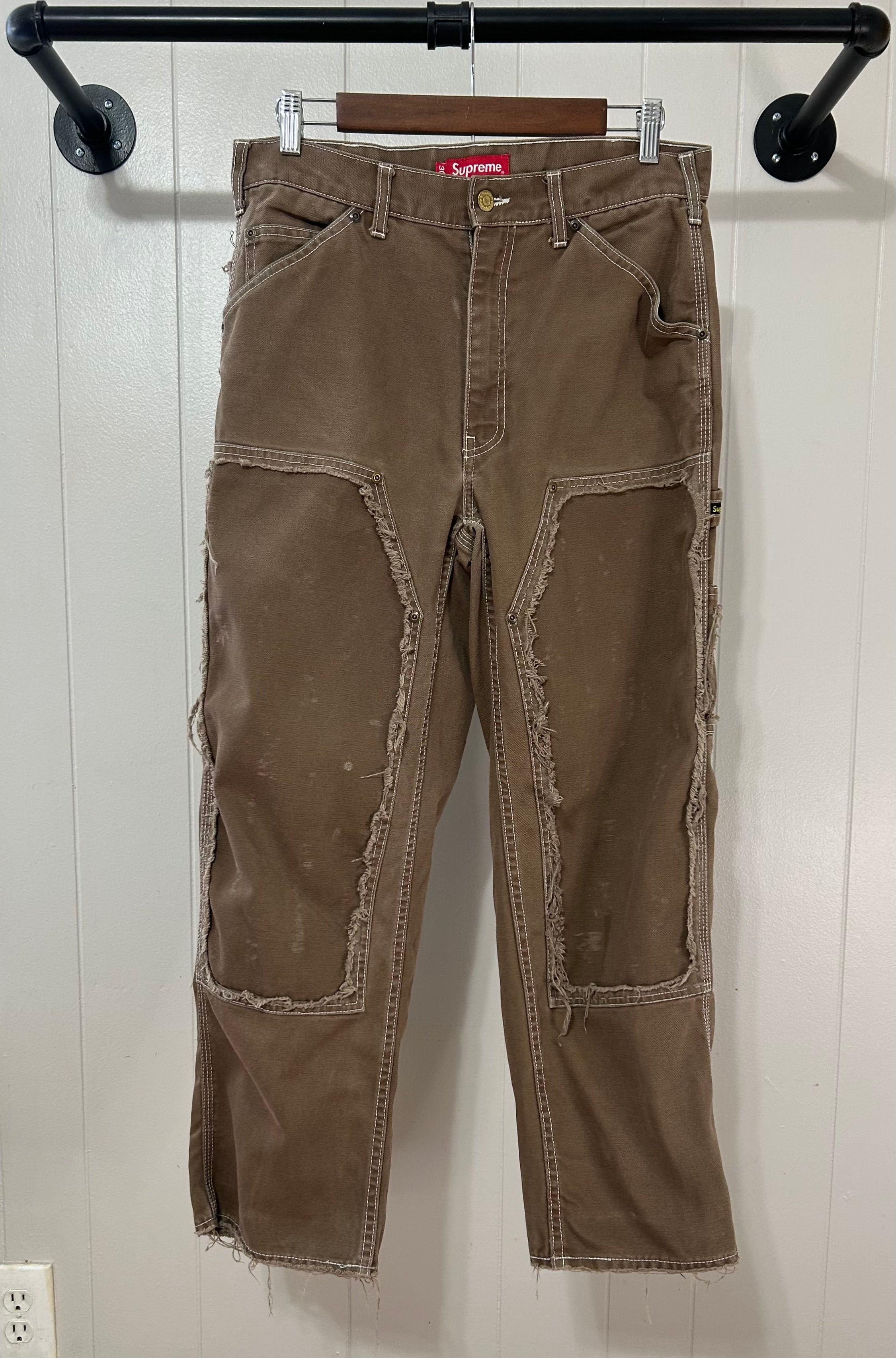Custom Supreme Double Knee Canvas Painter Pant