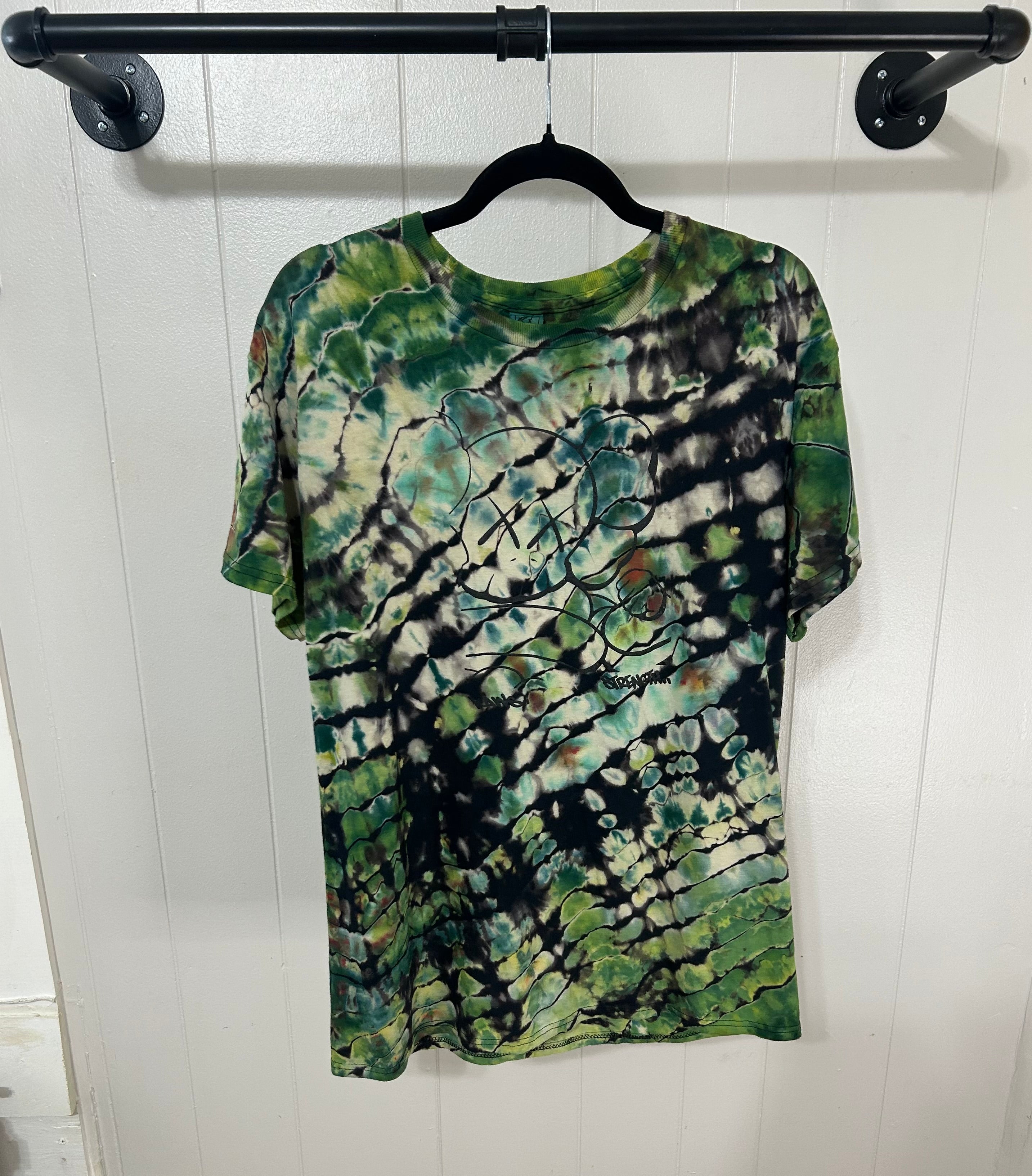 Kaws Strength Tee Tie Dye 2001 ‘Green’