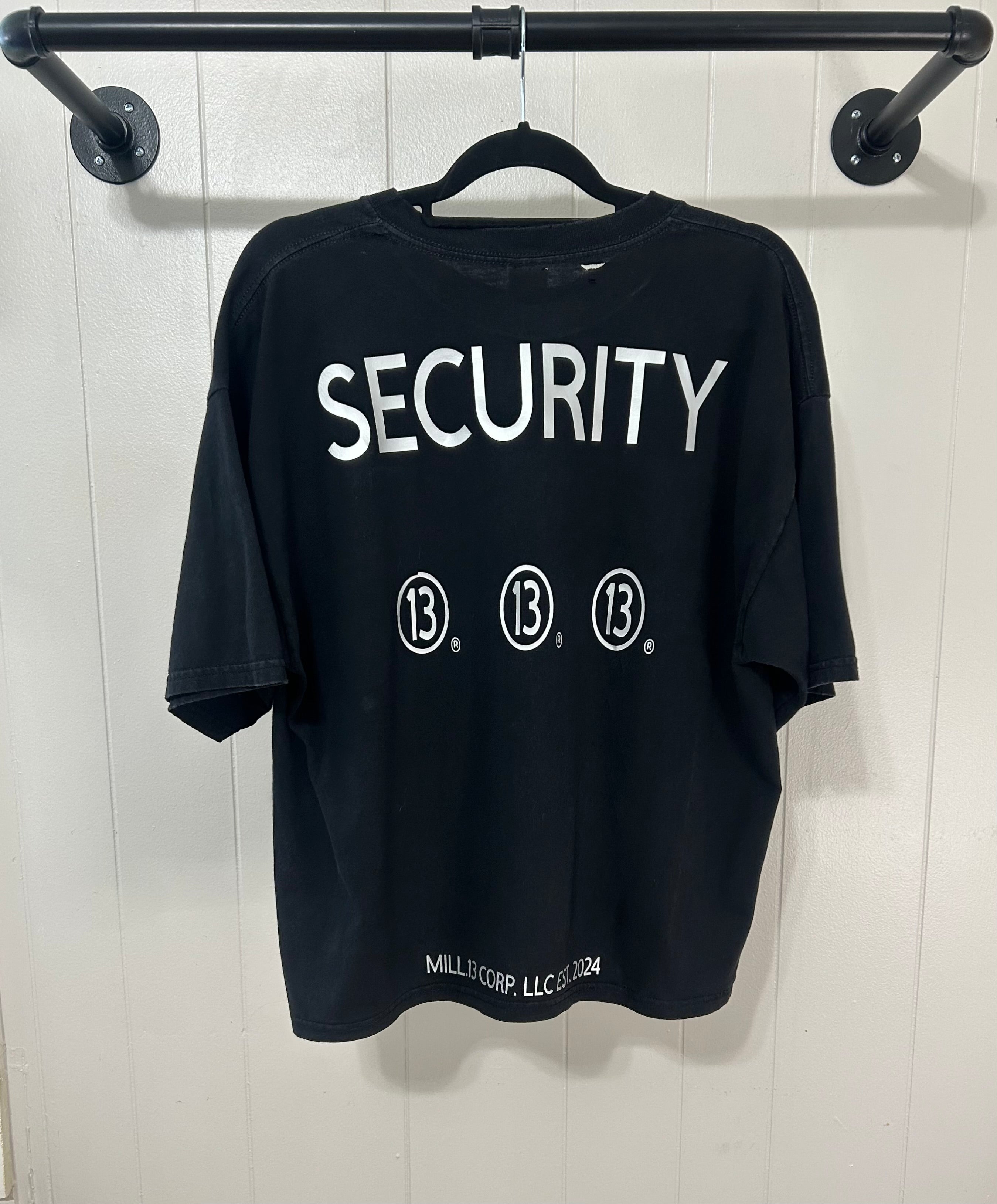 Mill 13 Security Tee ‘Black’