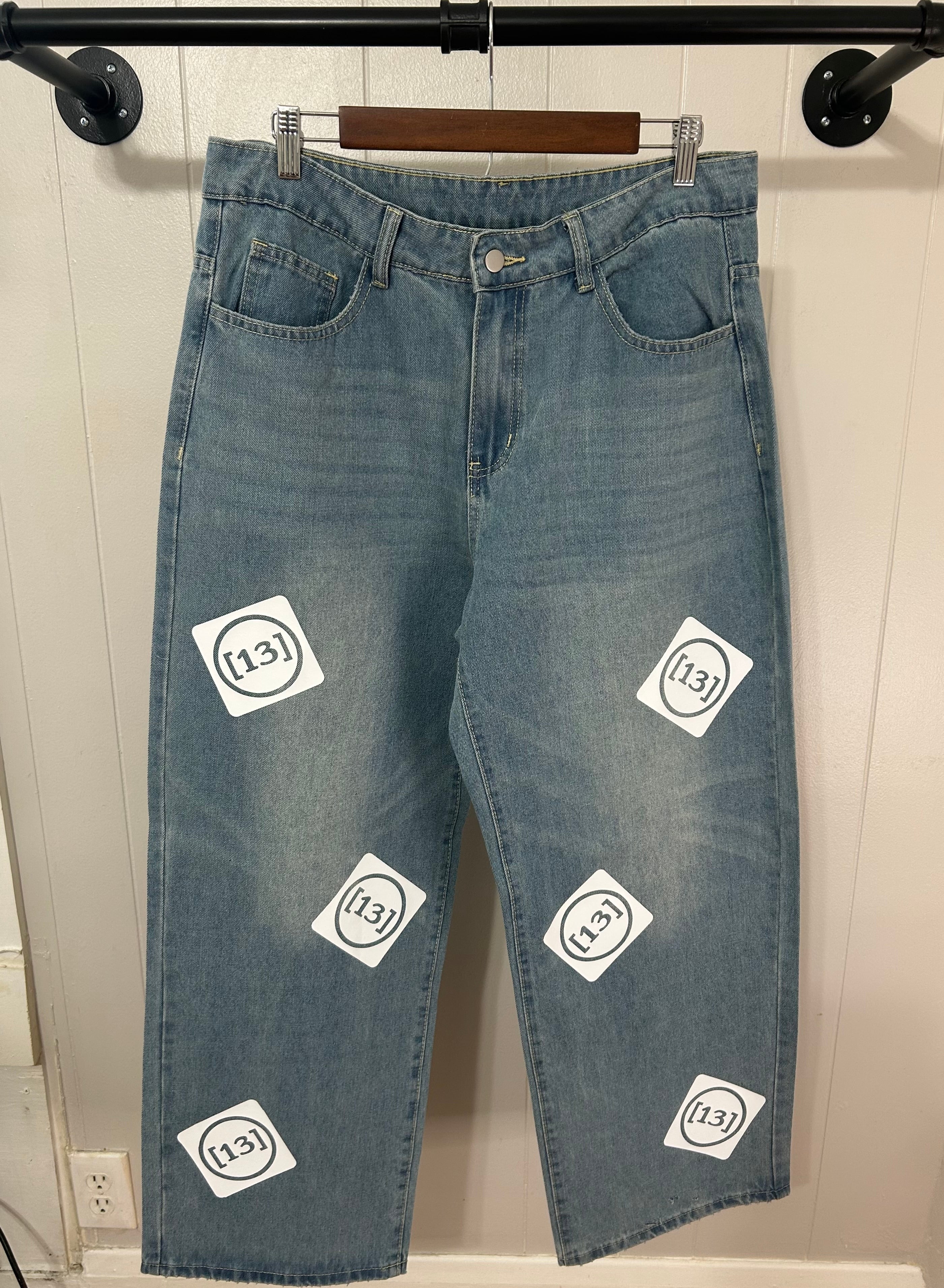 Mill 13 Scatter Logo Jeans