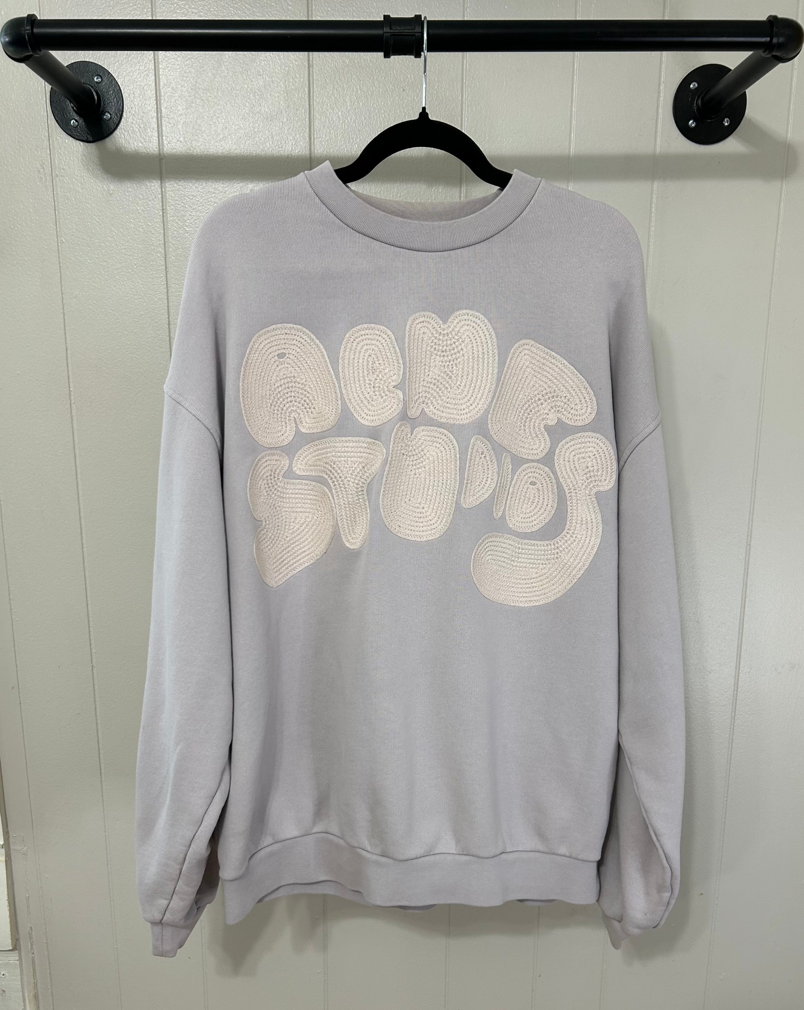 Acne Studios Crewneck Logo Sweater ‘Cream’