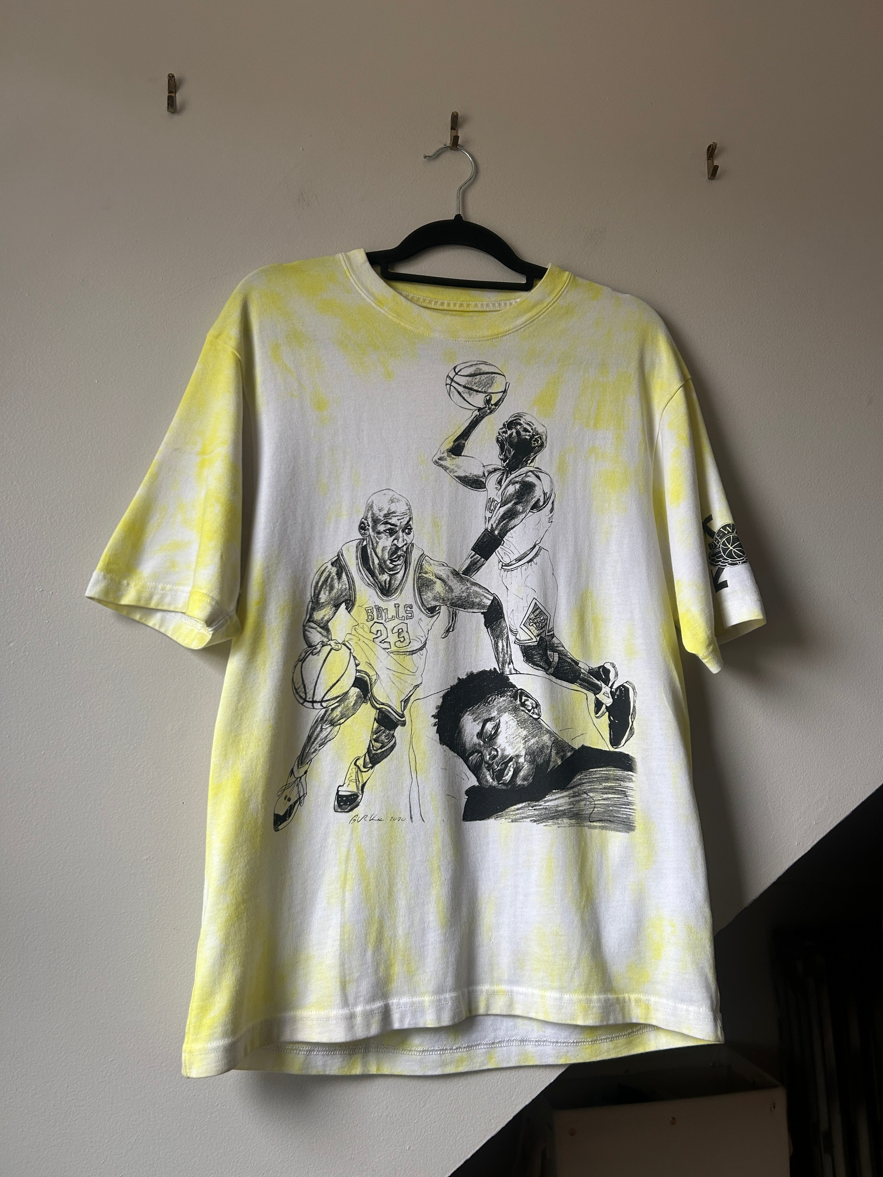 Off - White x Jordan T-Shirt Yellow