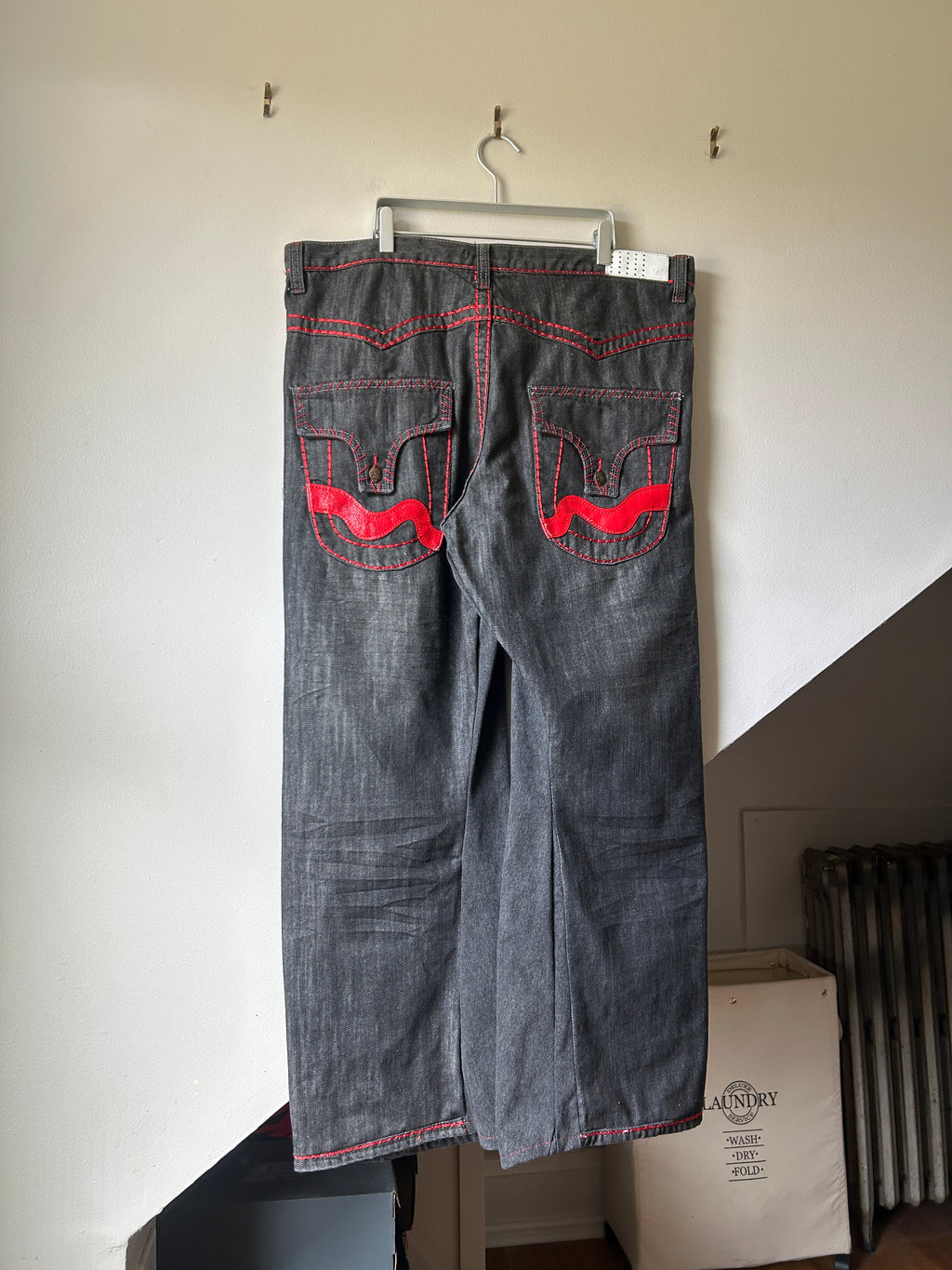 Patina Cinereous Big Stitch Jeans