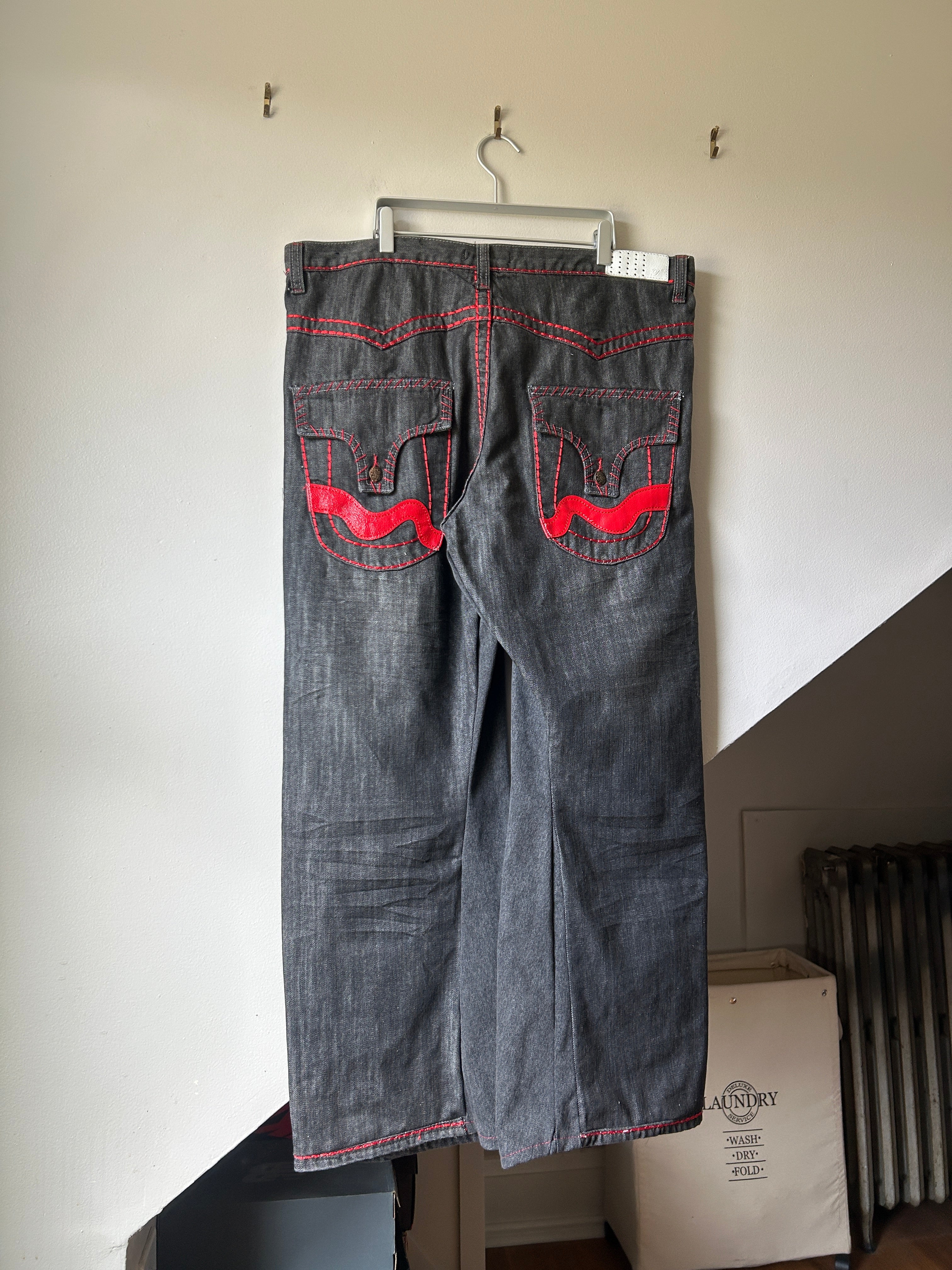 Patina Cinereous Big Stitch Jeans