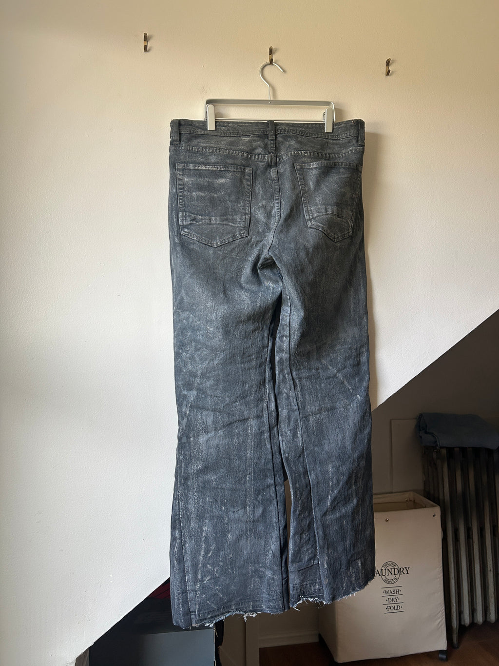 Patina Pirarucu Ash Waxed Pants
