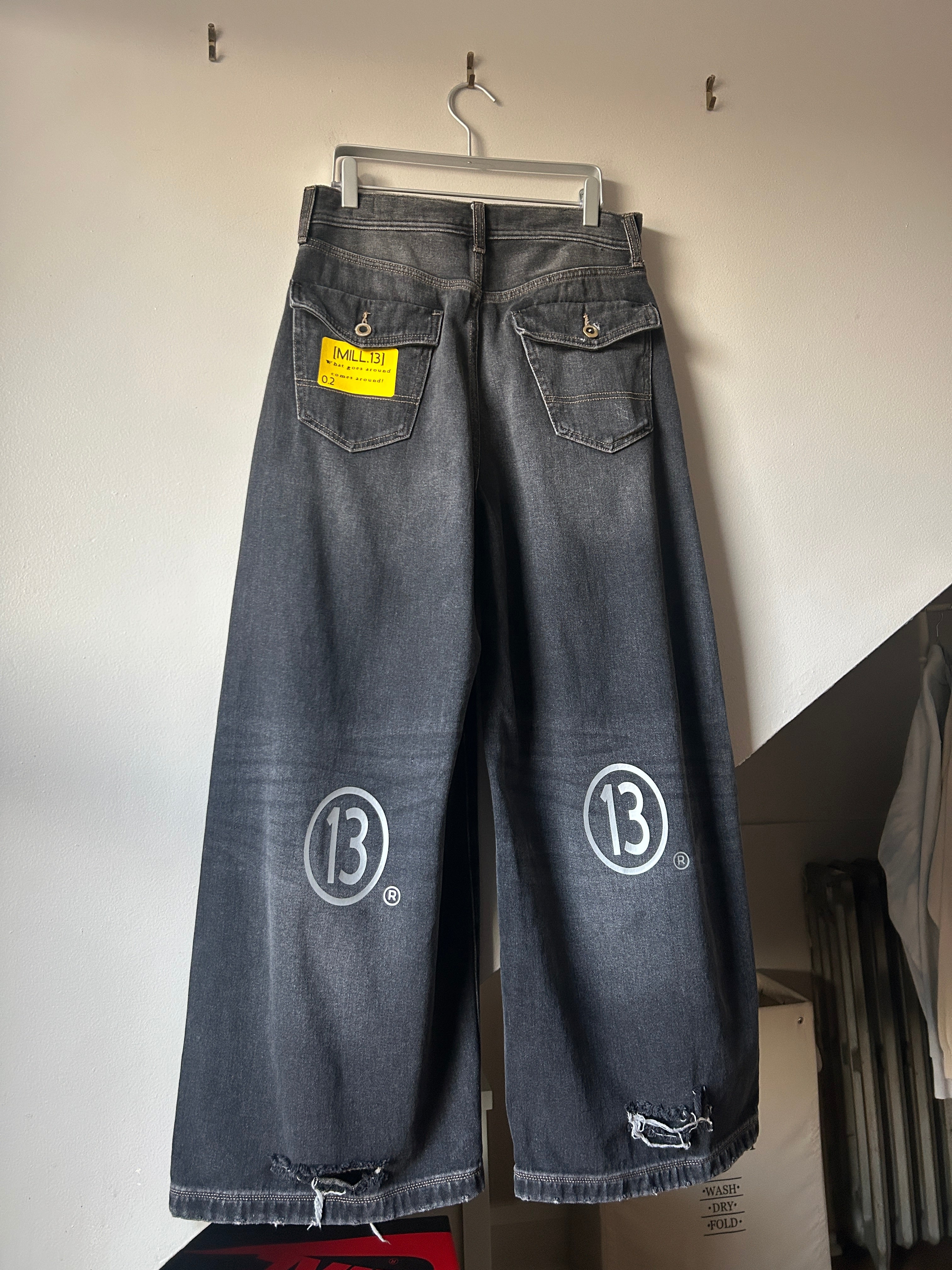 Mill 13 Thrashed Denim
