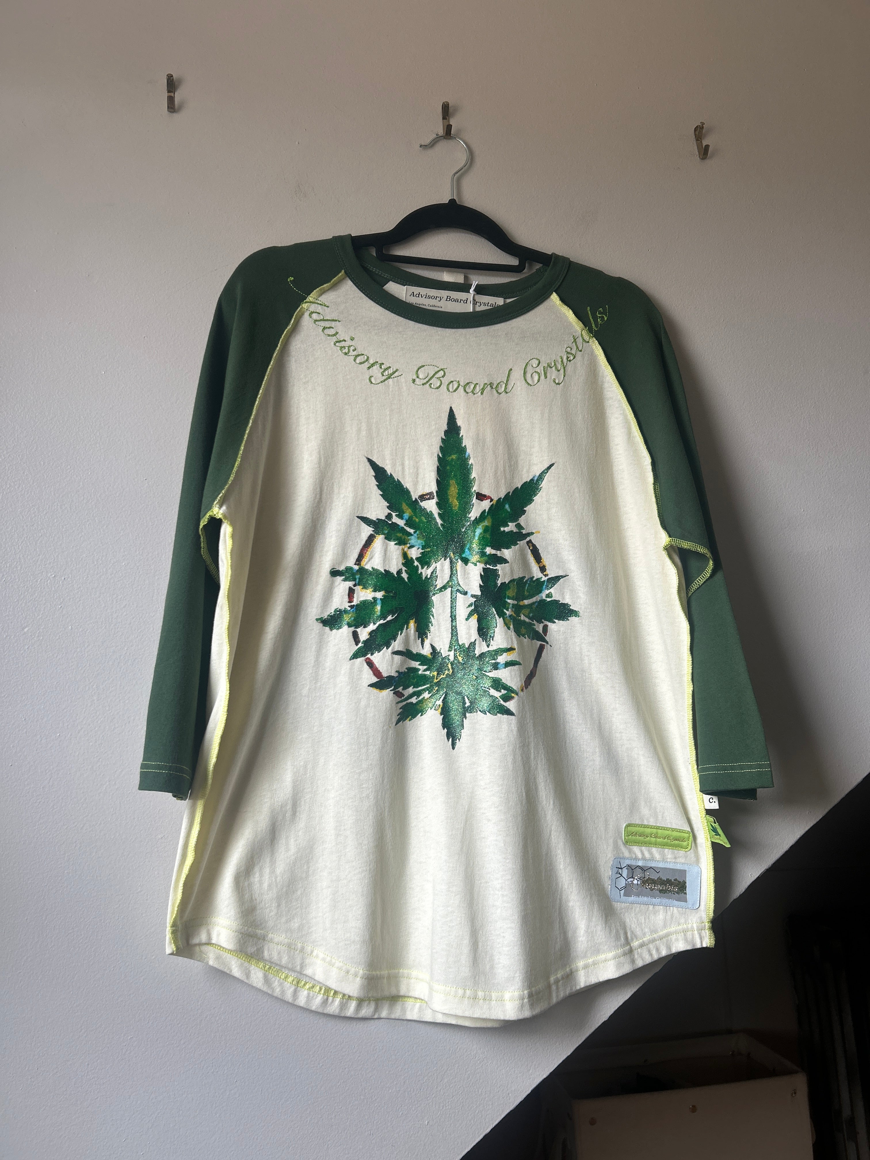 Abc. Team Consciousness Baseball T-shirt ‘Green Natural’