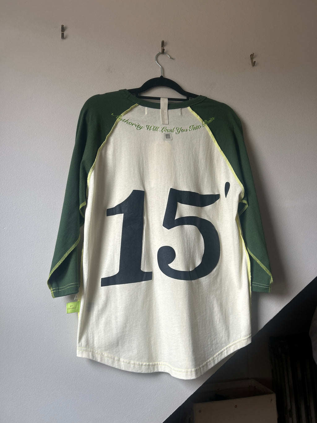 Abc. Team Consciousness Baseball T-shirt ‘Green Natural’