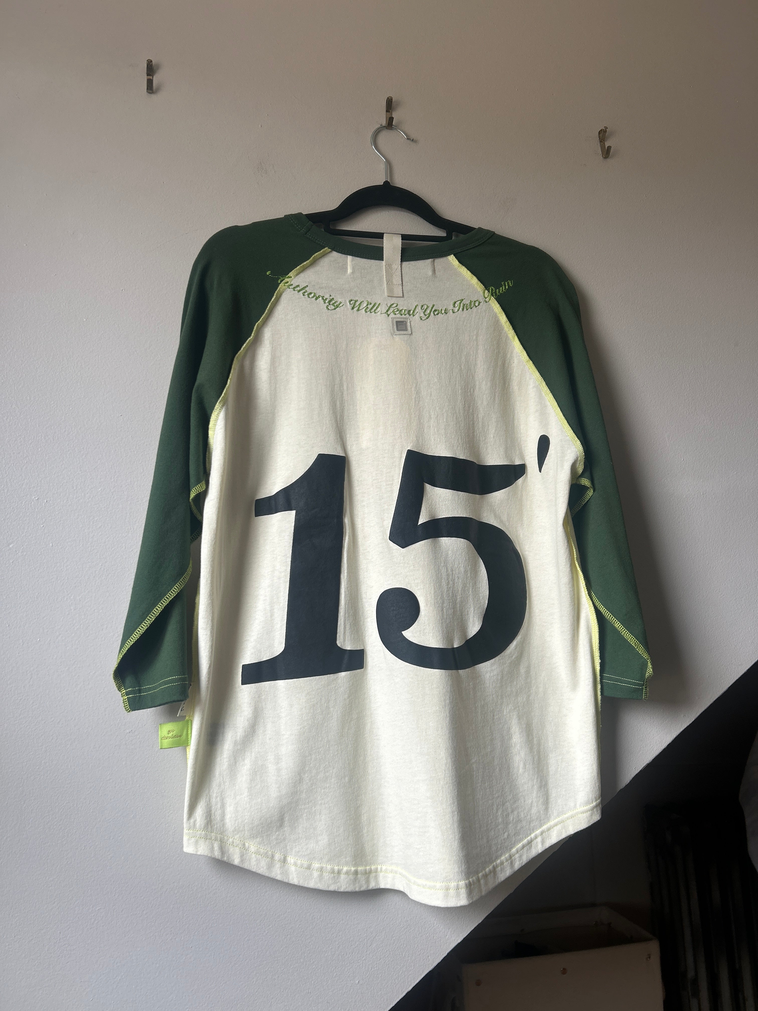 Abc. Team Consciousness Baseball T-shirt ‘Green Natural’