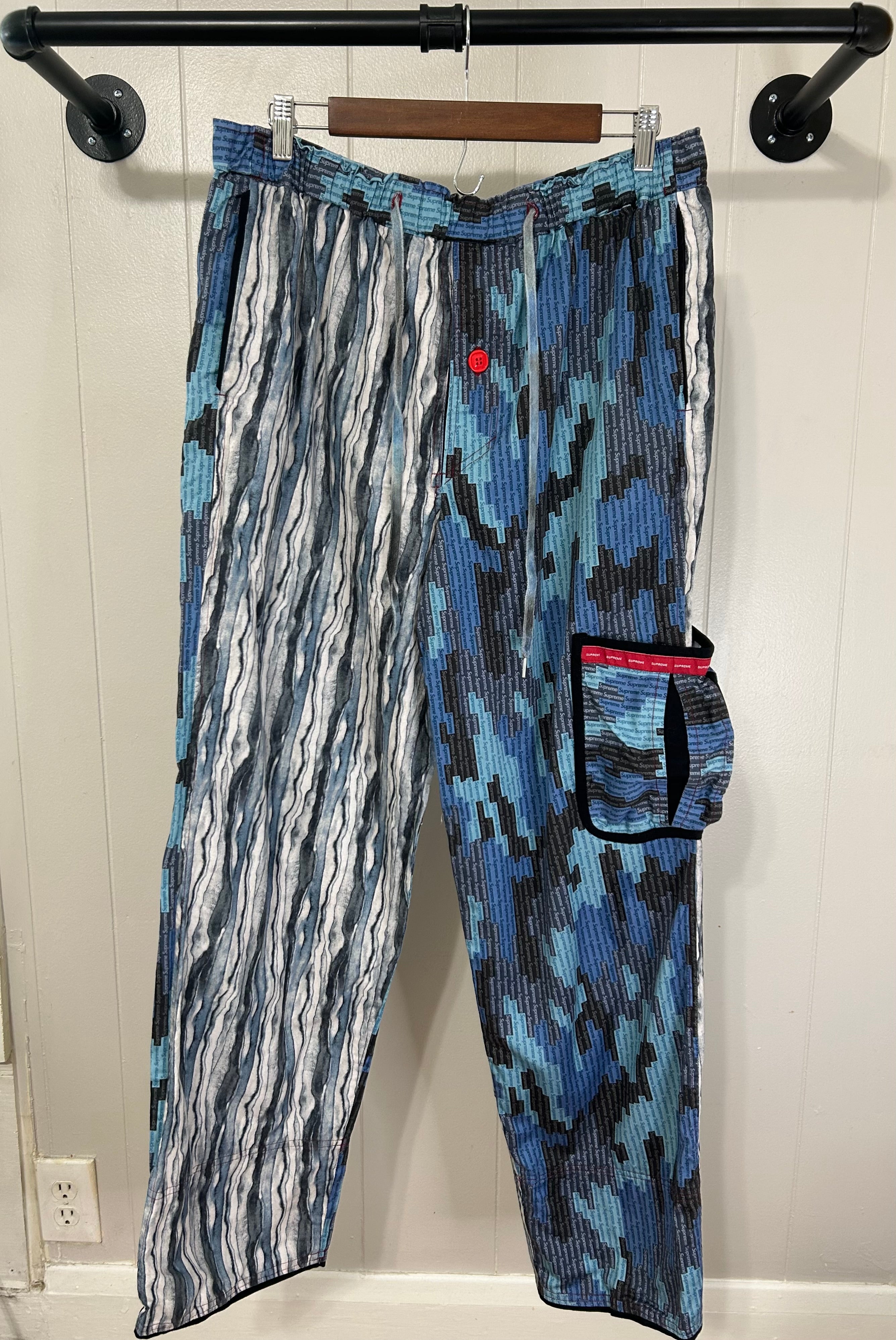Magic Man Custom Supreme Digi Camo Pants ‘Blue’